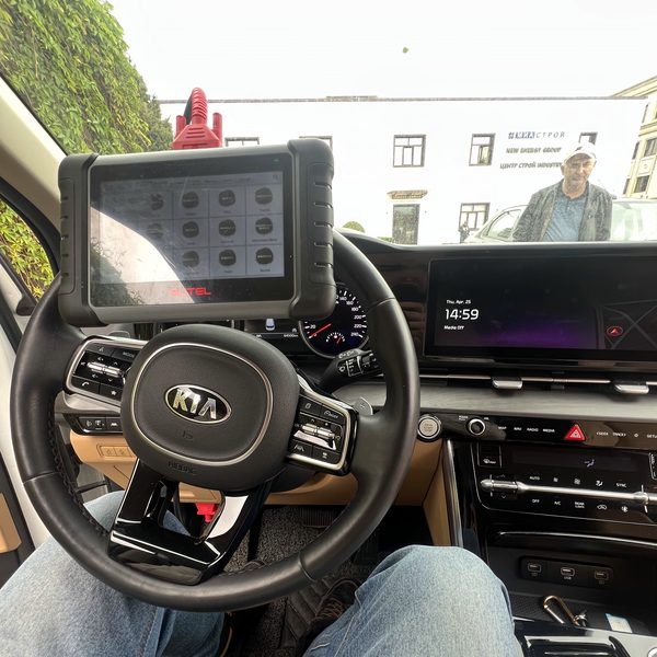 Диагностика Kia, сверка пробега